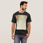 Levendige potloodtextuur: artistieke banner t-shirt (Voorkant volledig)
