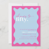 Levendige Proost op het 50ste verjaardagsfeest Kaart (Voorkant)