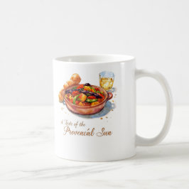 Levendige Provençaalse Ratatouille Aquarel Schilde Koffiemok