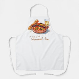 Levendige Provencaalse Ratatouille Aquarel Schilde Schort