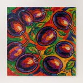 Levendige pruim Fauvist Legpuzzel (Horizontaal)