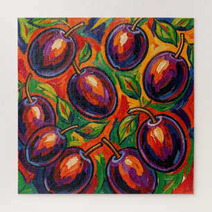Levendige pruim Fauvist Legpuzzel