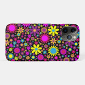 Levendige Psychedelische Bloemen in Bloei Case-Mate iPhone Case (Achterkant (horizontaal))