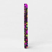 Levendige Psychedelische Bloemen in Bloei Case-Mate iPhone Case (Achterkant/links)