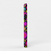 Levendige Psychedelische Bloemen in Bloei Case-Mate iPhone Case (Achterkant/rechts)