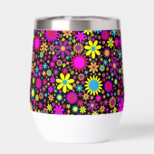 Levendige psychedelische bloemen in Bloom-67566 (Achterkant)