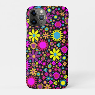 Levendige psychedelische bloemen in Bloom-67566 Case-Mate iPhone Case
