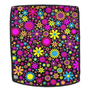 Levendige psychedelische bloemen in Bloom-67566 Rugtassen