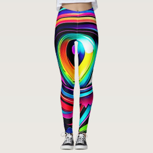 Levendige Psychedelische Oogkunst Leggings