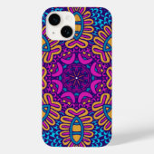 Levendige psychedelische tribale iPhone-hoes Case-Mate iPhone Case (Achterkant)