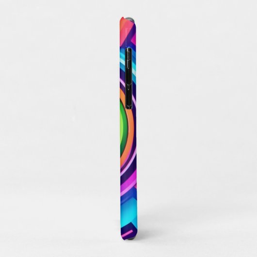 Levendige psychedelische vortexkunst Case-Mate iPhone case (Achterkant/links)