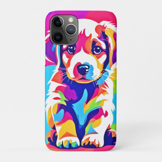 Levendige puppykunst Case-Mate iPhone case (Achterkant)