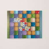 Levendige Puzzel Game Art - Kleurrijke Jigsaw Puzz Legpuzzel (Horizontaal)