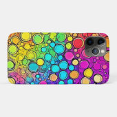 Levendige Rainbow Bubble Abstraction Case-Mate iPhone Case (Achterkant (horizontaal))
