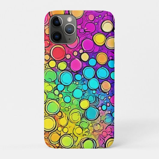 Levendige Rainbow Bubble Abstraction Case-Mate iPhone Case (Achterkant)