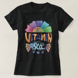 Levendige Rainbow Hand-Lettering: Ik heb vitamine  T-shirt