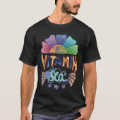 Levendige Rainbow Hand-Lettering: Ik heb vitamine  T-shirt (Voorkant)