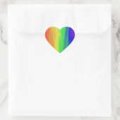 Levendige Rainbow Pride Sticker (Tas)