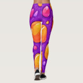 Levendige Raindrop Cartoon Art Leggings (Achterkant)