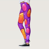 Levendige Raindrop Cartoon Art Leggings (Links)