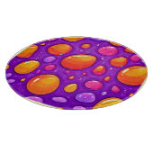 Levendige Raindrop Cartoon Art Snijplank (Hoek)