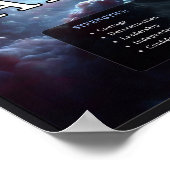 Levendige  Ram Zodiac Sign Poster (Hoek)