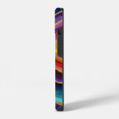 Levendige Regenboog Agate Geode iPhone Hoesje (Linkerkant)