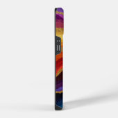 Levendige Regenboog Agate Geode iPhone Hoesje (Rechterkant)