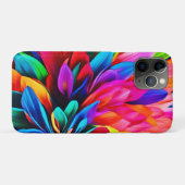 Levendige Regenboog Bloem Abstract Case-Mate iPhone Case (Achterkant (horizontaal))