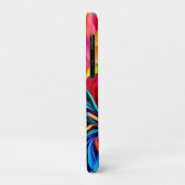 Levendige Regenboog Bloem Abstract Case-Mate iPhone Case (Achterkant/links)