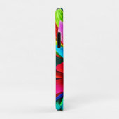 Levendige Regenboog Bloem Abstract Case-Mate iPhone Case (Achterkant/rechts)