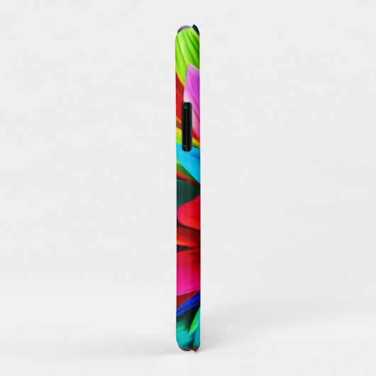 Levendige Regenboog Bloem Abstract Case-Mate iPhone Case (Achterkant/rechts)