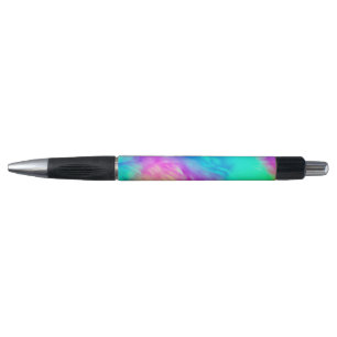 Levendige Regenboog Fluffy Vacht Textuur Achtergro Pen