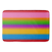 Levendige Regenboog Kleurverloop Strepen Badmat (Voorkant)