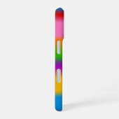 Levendige Regenboog Kleurverloop Strepen iPhone 16 Hoesje (Rechterkant)