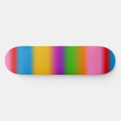 Levendige Regenboog Kleurverloop Strepen Persoonlijk Skateboard (Horizontaal)