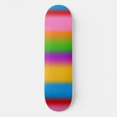 Levendige Regenboog Kleurverloop Strepen Persoonlijk Skateboard (Voorkant)