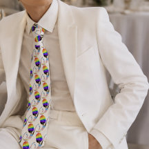 Levendige Regenboog Minimalistische Tulp LGBTQ+ 