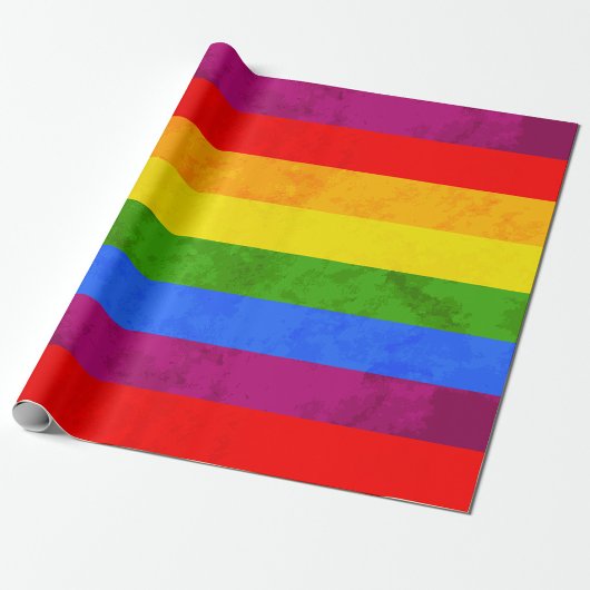 Levendige Regenboog Pride Inpakpapier