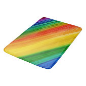Levendige Regenboog van Kleuren Badmat (Gekanteld)