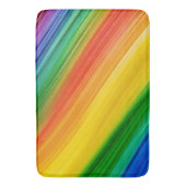 Levendige Regenboog van Kleuren Badmat (Voorkant Verticaal)