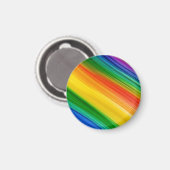 Levendige regenboog van kleuren magneet (Voorkant / Achterkant)