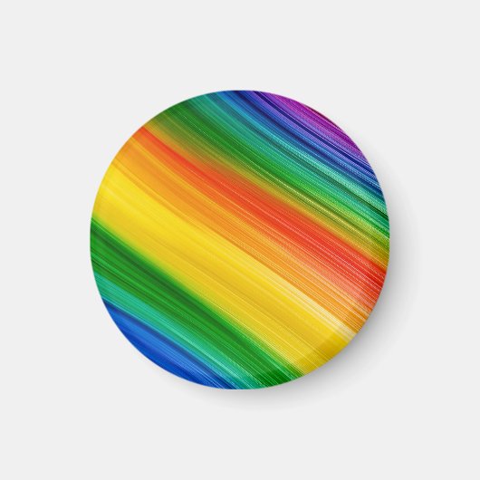 Levendige regenboog van kleuren magneet (Voorkant)