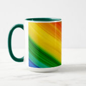 Levendige Regenboog van Kleuren Mok (Links)