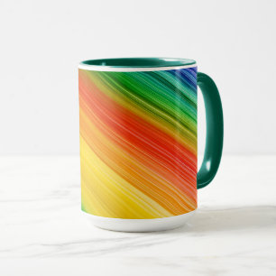 Levendige Regenboog van Kleuren Mok