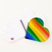Levendige Regenboog van Kleuren Notitieboek (Binnen)
