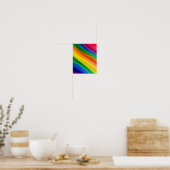 Levendige Regenboog van Kleuren Poster (Keuken)