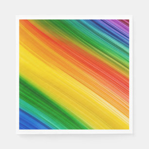 Levendige Regenboog van Kleuren Servet