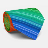 Levendige Regenboog van Kleuren Stropdas (Opgerold)