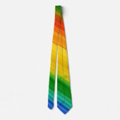 Levendige Regenboog van Kleuren Stropdas (Achterkant)